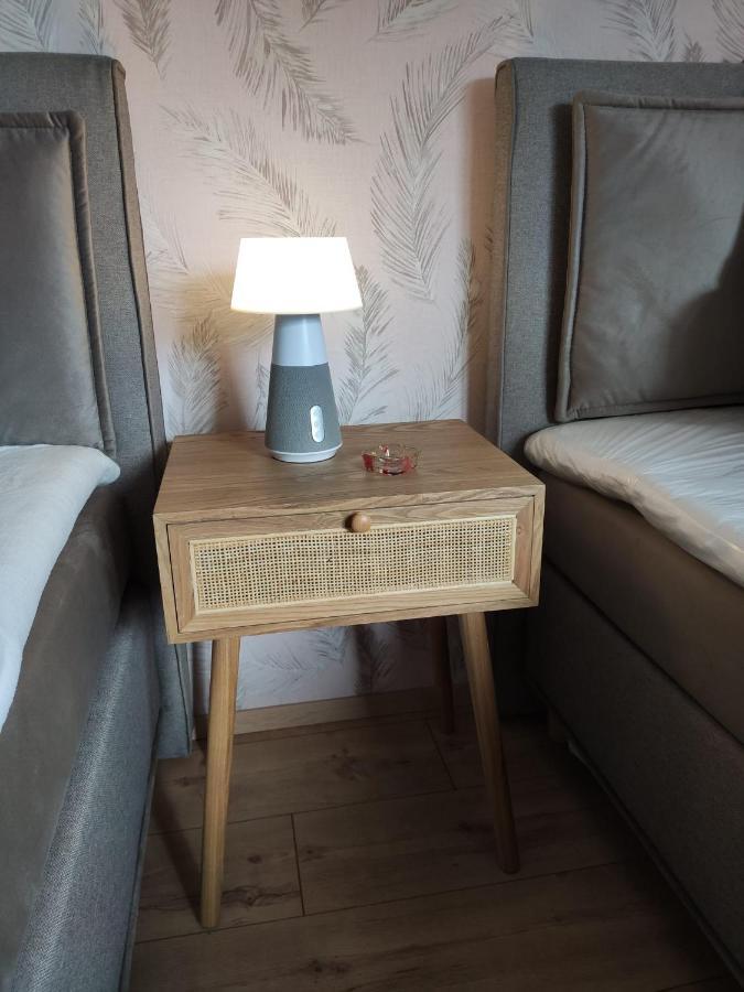 Ferienhaus Blaue Blume mit 11 kW Ladestation, Kamin, Terrasse, eingezäuntem Garten, WLAN, Netflix, Hunde willkommen! Güntersberge Exterior foto